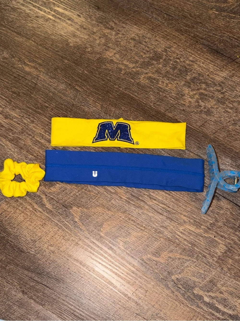 Morehead State University Athletic  Headband and Scrunchie/Claw Clip Set